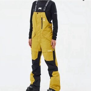 Montec Fawk W Women's Yellow and Black ski pant